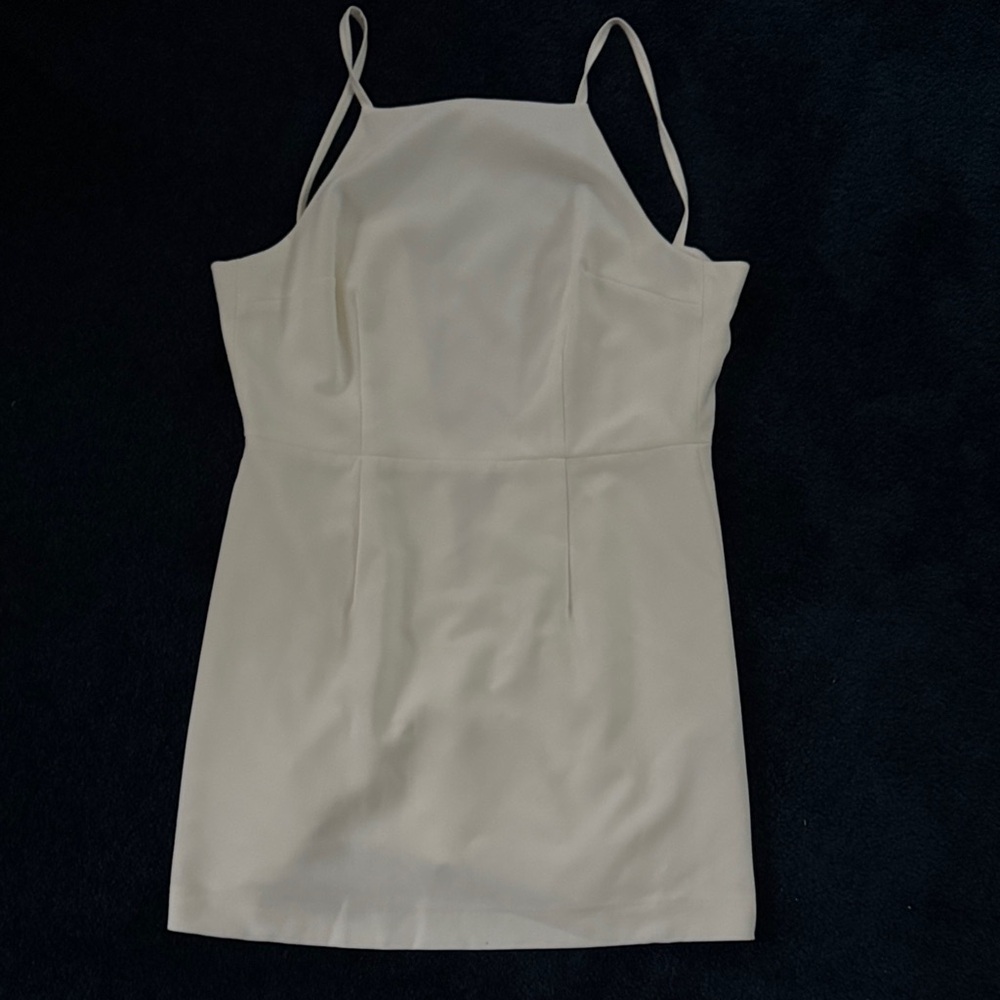 High neck bachelorette White Spaghetti Strap Dress Nordstrom